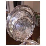 Silverplate serving pieces