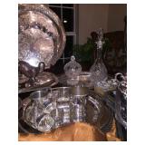 Silverplate serving pieces