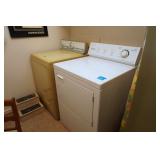Harvest Gold Maytag washer and White Performa Maytag dryer