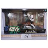 Speeder bike with Scout Trooper