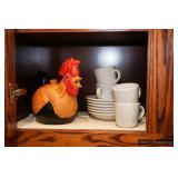Hen house cookie jar