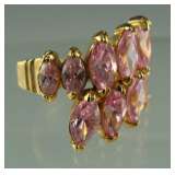 STERLING SILVER PINK ICE