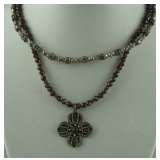 CRYSTAL & STERLING SILVER