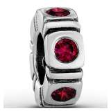 PANDORA JEWELRY SILVER RUBY 