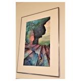 Watercolor by listed artist Kim Howes Zabbia