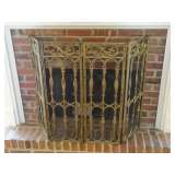 Brass Firescreen