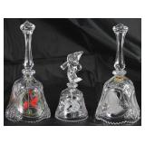 Crystal Bell Collection: Christmas Cardinals, Humming Bird Finial and Praying Hands