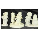 Dept 56 Snowbaby:  "Just One Little Candle, "Little Miracles" Snow Angel Candle Holder" &  "Why Don