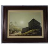 "A Misty Country Morn" by Dalhart Windberg Framed Print 1981 (print 18 x 24)