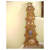Corner Cabinet & Collectibles