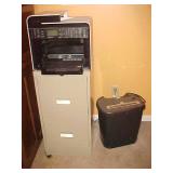 Printer, Filing Cabinet & Paper Shredder
