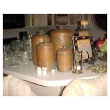 Copper Canister Set & misc.