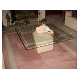 Glass Top Coffee Table