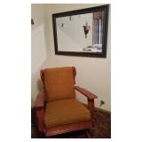 Maple Rocking Chair & Mirror