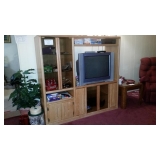 Entertainment Center & T.V.