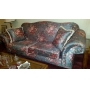 Overstuffed Floral Sofa