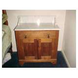 Victorian Washstand w/Marble Top