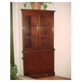 Mahogany Corner Cabinet