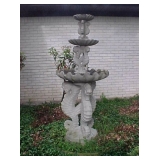 Seahorse Concrete Fountain