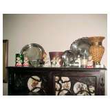 Silverplate & Christmas Figurines