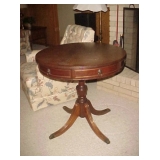 Antique Round Drum Table