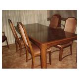 Formal Dining Table w/4 Side Chairs& 2 Arm Chairs