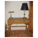 Small Desk & Lamps