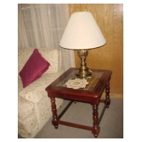 End Table & Lamp