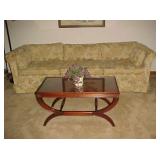 Mid Century Modern Sofa & Vintage Coffee Table