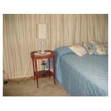 Occasional Table & Pretty Lamp
