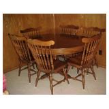 Dining Table w/6 Chairs
