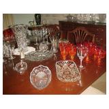 Crystal, Glassware & Amberina Glassware