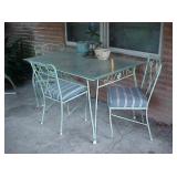 Patio Table & 3 Chairs 