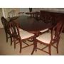 Mahogany Dining Table w/6 Chairs