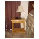 Night Stand & Lamp
