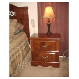 Night Stand & Lamp