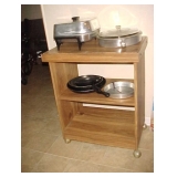 Microwave Cart & Cookware