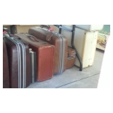 Suitcases, some Mid-Century
