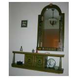 Painted Decorated Floating Wall Unit