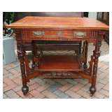 English Cherry Parlor Table