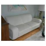 White Leather Couch