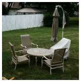 Hampton Bays Firepit W/Chairs