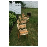 Wicker Folding Chairs