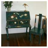 Hand Painted Drop Front Desk