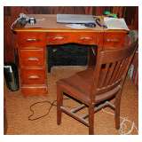 Maple Desk Oak Chair
