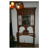 Oversized Oak Hall Tree