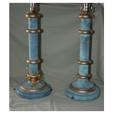 Pair Candlestick Lamps