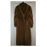 Full Length Mina Amber Mink Coat