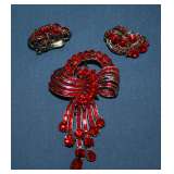 Ruby Crystal 3 Pc Set