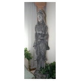 Large Plaster Kuan Yin Oriental Figure